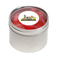 Swedish Fish in Small Round Window Tin